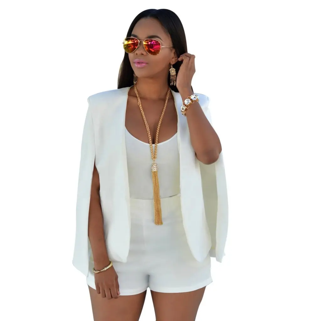 

Женская мода, однотонный маленький пиджак с рукавами «летучая мышь», свободный повседневный стиль, популярный