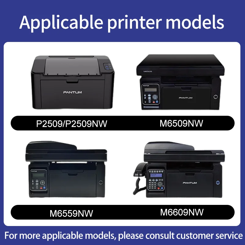 خرطوشة حبر متوافقة 10k PD-219 لحبر Pantum P2509 P2509W M6509 M6509NW M6559N M6559NW M6609N M6609NW M6559 مع شريحة