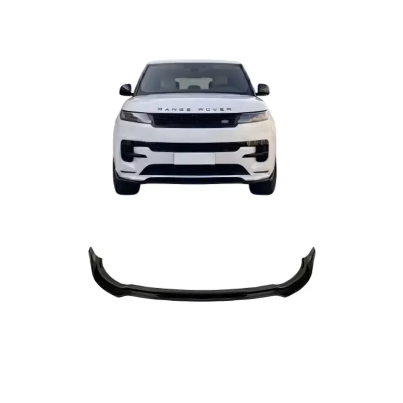 for 2023 Range Sport L461 Front Lip Bumper Splitter High Flexibility PP Bright Black Bolted Fixed Mounting OEM Accessories