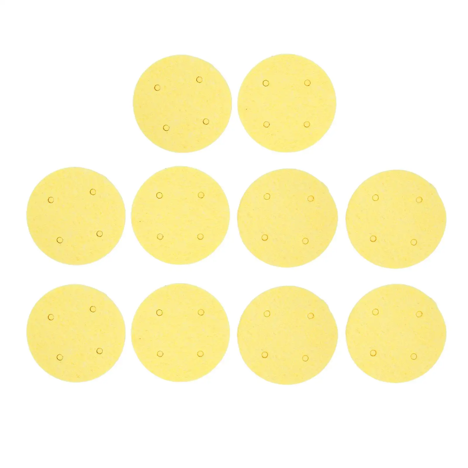 

10pcs 60mm Reusable EMS Electrodes Pads - Conductive Sponge Replacement for TENS Unit & Electrotherapy Devices