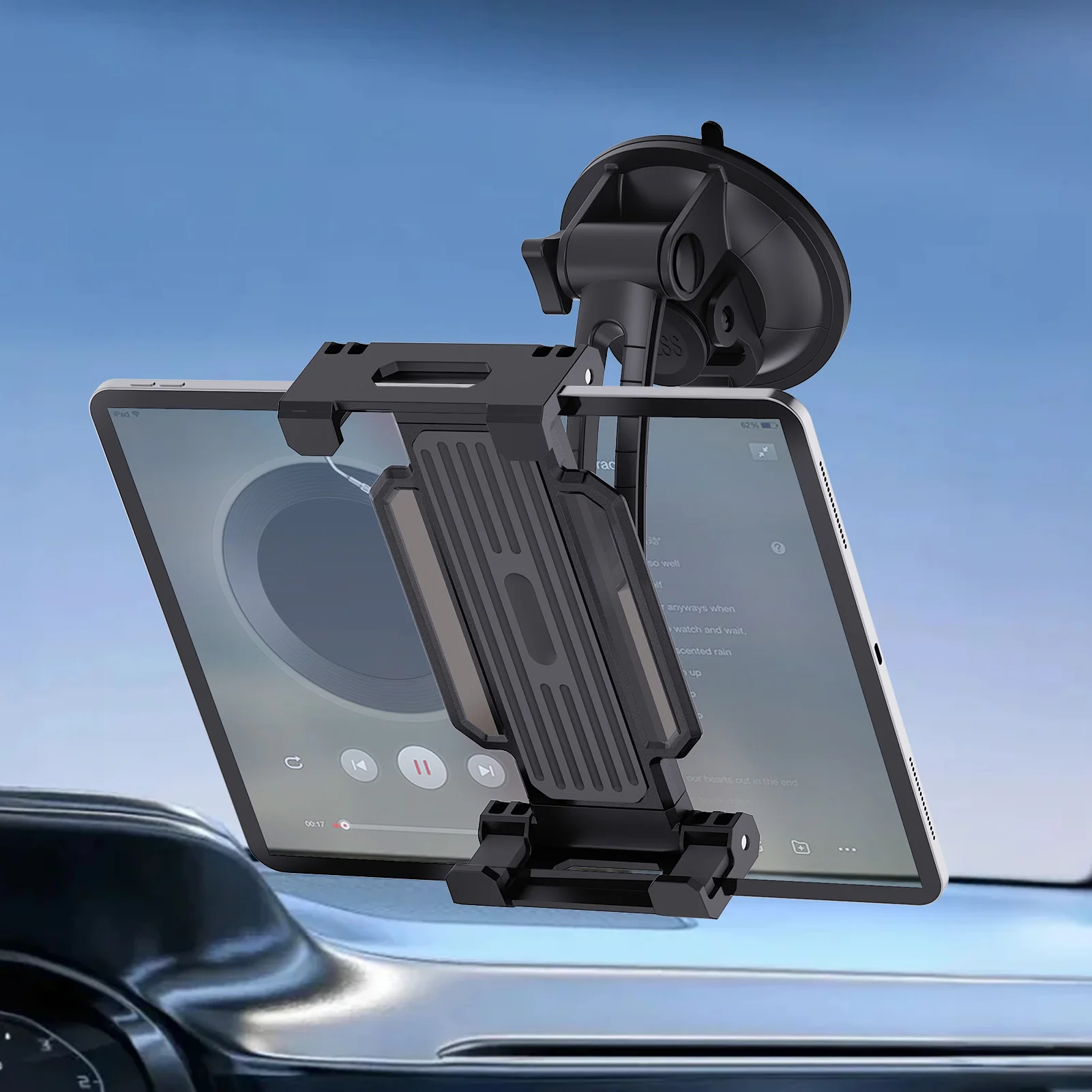 Soporte Universal para Tablet en el Tablero del Auto, para iPad Pro 11 12.9 Air Mini, Soporte para Teléfono Samsung Galaxy de 4-13 Pulgadas