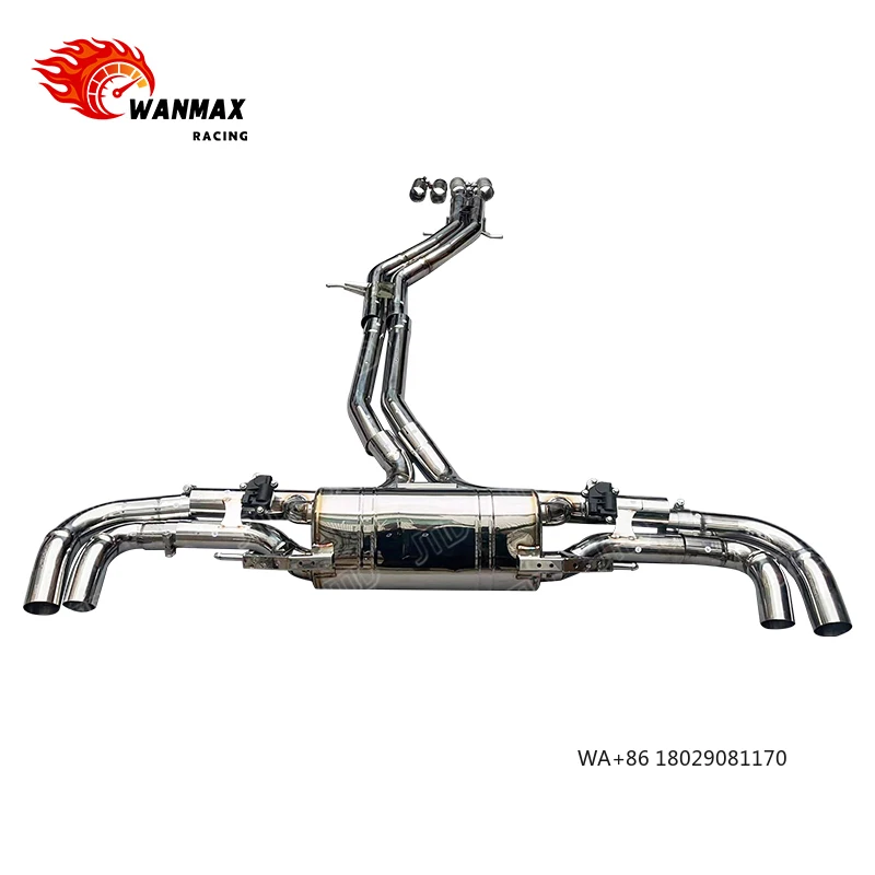 

Высокопроизводительная спортивная выхлопная система Catback из нержавеющей стали с клапанами для SQ8 4.0 2019-2023