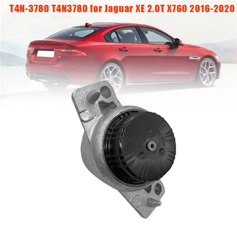 Car Engine Mounting Soft Liner T4N-3780 For Jaguar XE 2.0T X760 2016-2020 Transmission Support Motor Mount Rubber Bracket