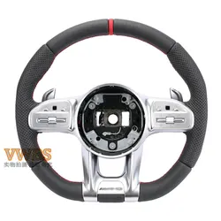 For Mercedes Benz AMG GT W205 W177 W213 OEM Steering Wheel Customized Leather Steering Wheel