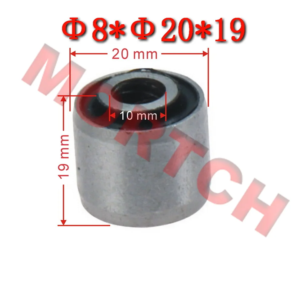 Amortecedor traseiro para scooter chinês, motor 139QMB ciclomotor, adequado para GY6 50cc, Φ8*Φ20*19, 50-4060