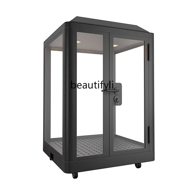 Pet Soundproof Room Kennel Mini Household Soundproof Box Cat Room Mobile Mute Display Cabinet Soundproof Warehouse