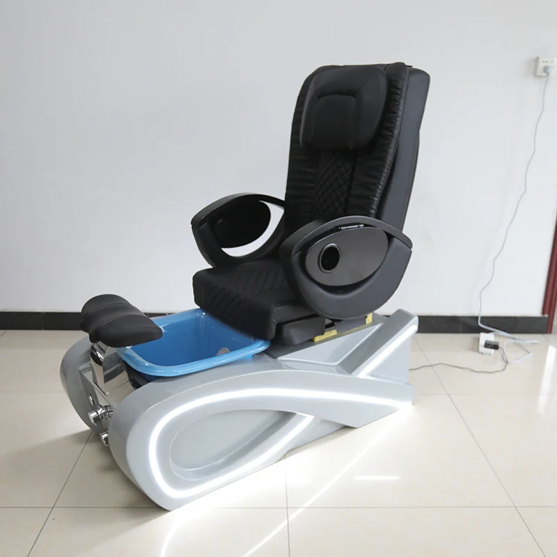 Factory Wholesale Electric Recliner Sofa Foot Basin Bowl Foot Spa Pedicure Chair No Plumbing Pipeless view 3