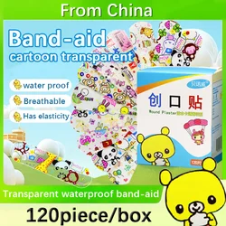 【120piece】Cartoon Band-Aid Girl Cute Korean Style Adult and Child Mini Breathable Waterproof Hemostatic Band-Aid OK Bandage