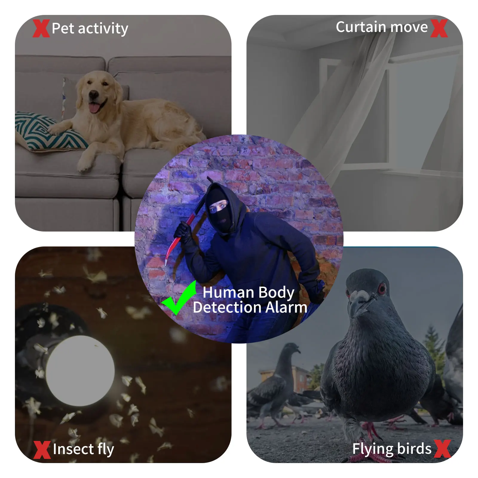 AZISHN 8MP 4K H.265 POE IP Camera 4pcs Array IR Leds Night Vision Video Surveillance P2P Two Way Audio Security Protection Camer