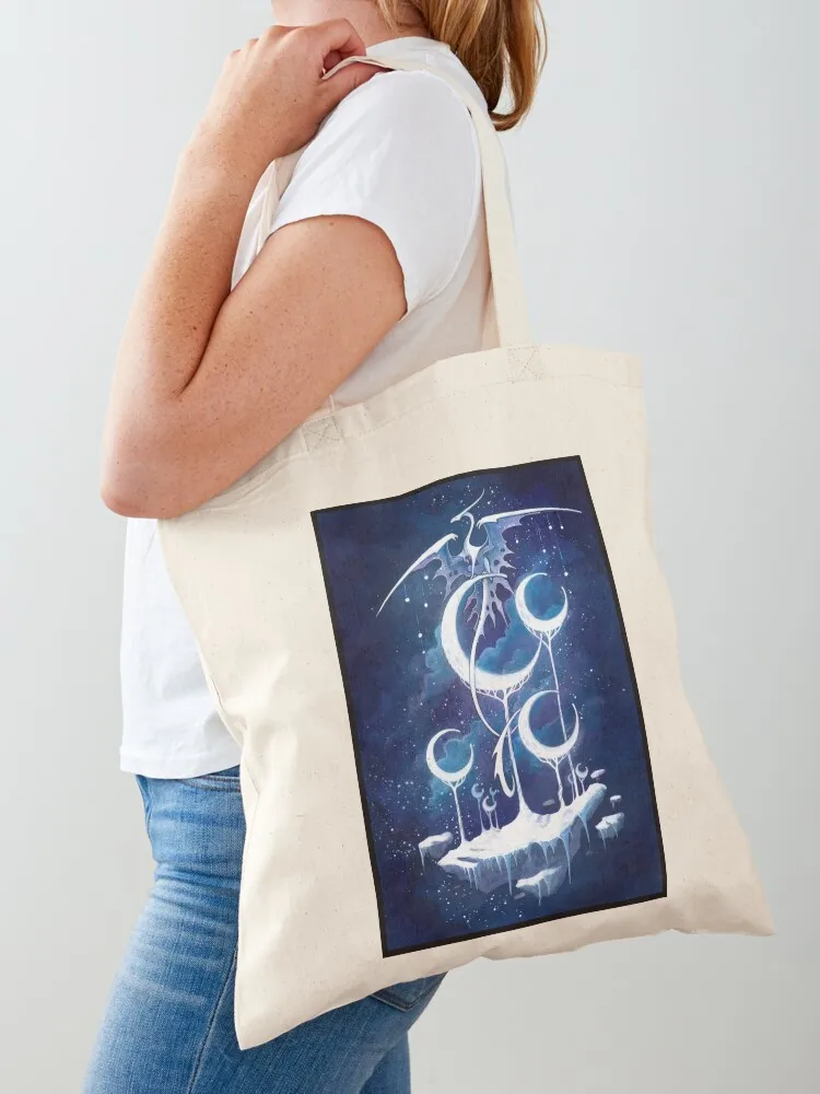 

lunar flower Tote Bag shopping trolley bag Canvas bag canvas tote cute tote