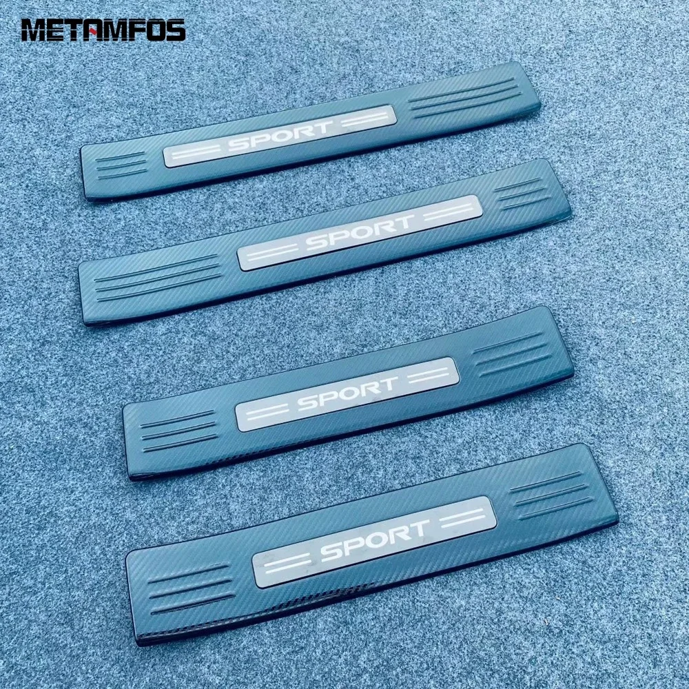 

Outer Door Sill Scuff Plate Welcome Pedal Entry Guard For Toyota Highlander Kluger XU70 2020-2025 2026 Accessories Car Styling