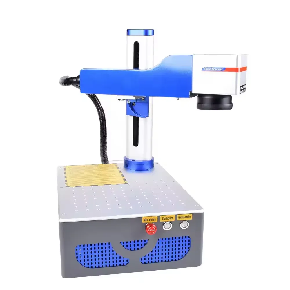 

Raycus 30W Fiber Laser Marking Machine Laser Engraving Machine 110*100mm Metal Steel Marking Foldable