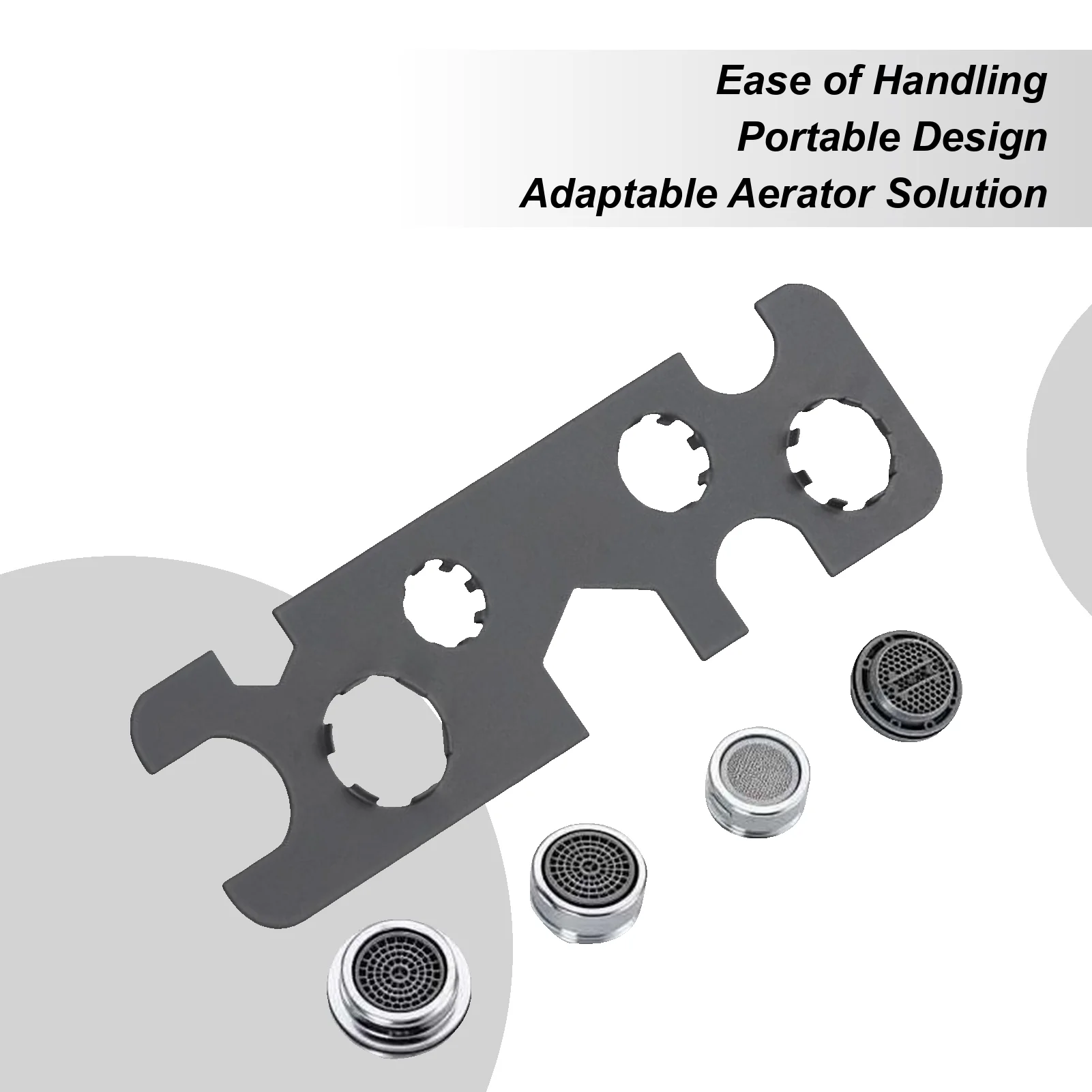 Faucet Aerator Tool 9-in-1 Stainless Steel Bathtub Faucet Aerator Key for Kitchen Bathtub Washbasin Bathroom Apartment Home