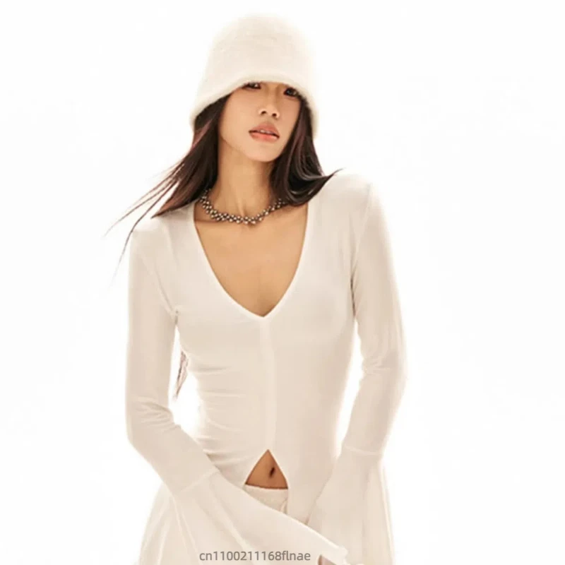 2025 신상 모던댄스 의상 슬리밍, 스윗하고 쿨한 반팔 티셔츠 루즈핏 여성 가을 학생 캐주얼 트렌드 탑