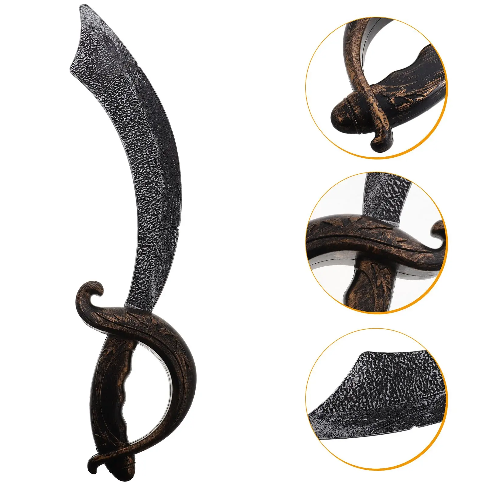 Toy Pirate Swords Plastic Kids Boys Costume Props Fake Party Medieval Favor Novelty Accessories