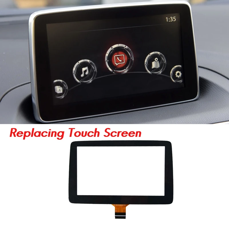 

7Inch Contact Screen Panel Glass Digitizer 2014 2015 2016 for Mazda 3 Radio Navigation 7inch BHP1611J0D YPDMYF-14E800-AE