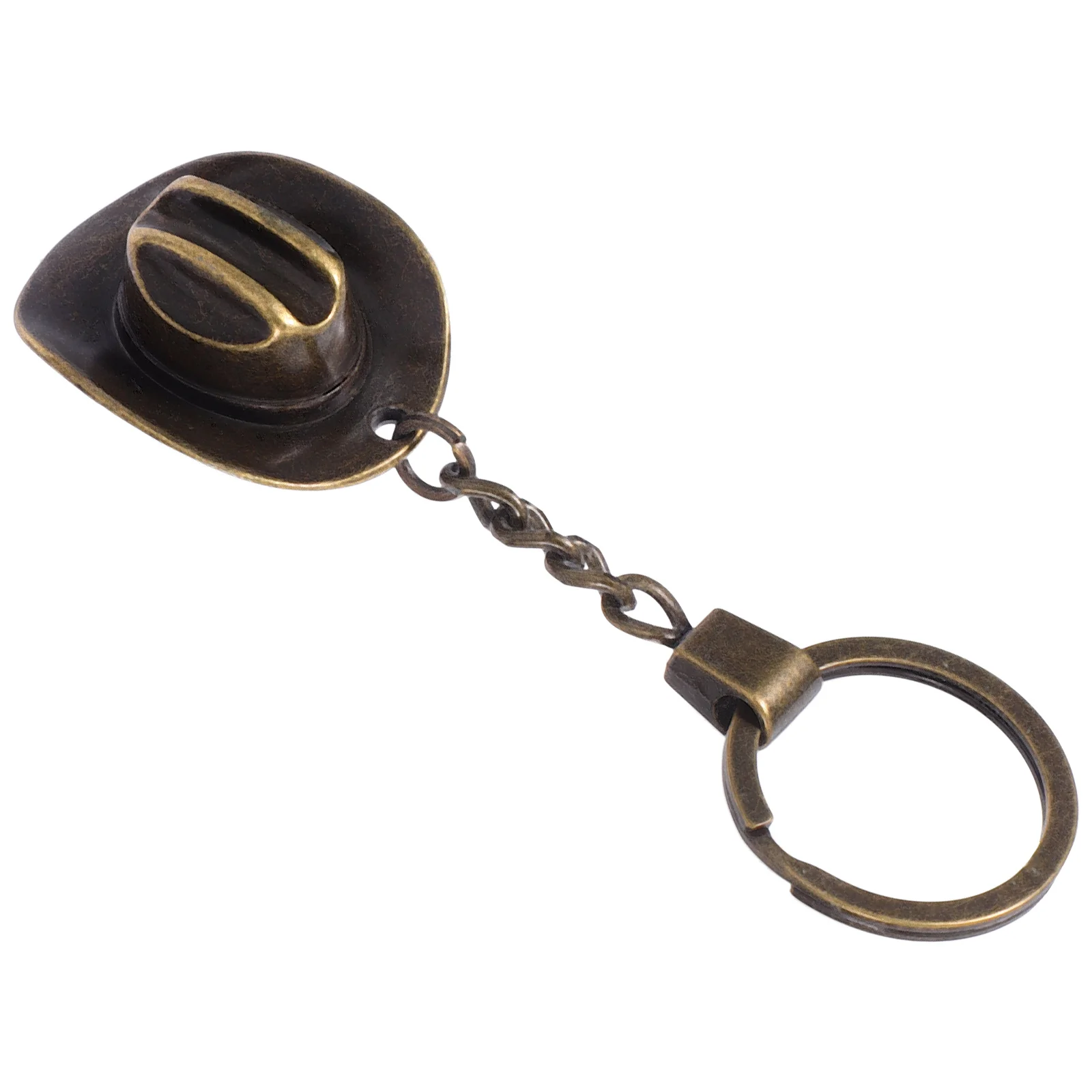 

Cowboy Hat Keychain Keyring Pendant Charms Decorative Gifts For Men Women Bags Backpacks Zinc Alloy Small Size Practical