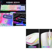 5asd 4-in-1 Gaming Keyboard Mouse Headset Combo 104 Keys Ergonomic Gamer Keyboard Game Mouse Gaming Stereo Headset Mouse Pad