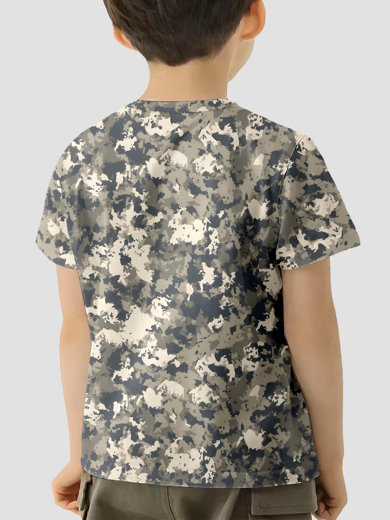 Children Clothes T-shirty Camouflage Top Shirts Infant Boy\'s T-shirt Baby Summer Clothes Baby Short Sleeves Children\'s T-shirts