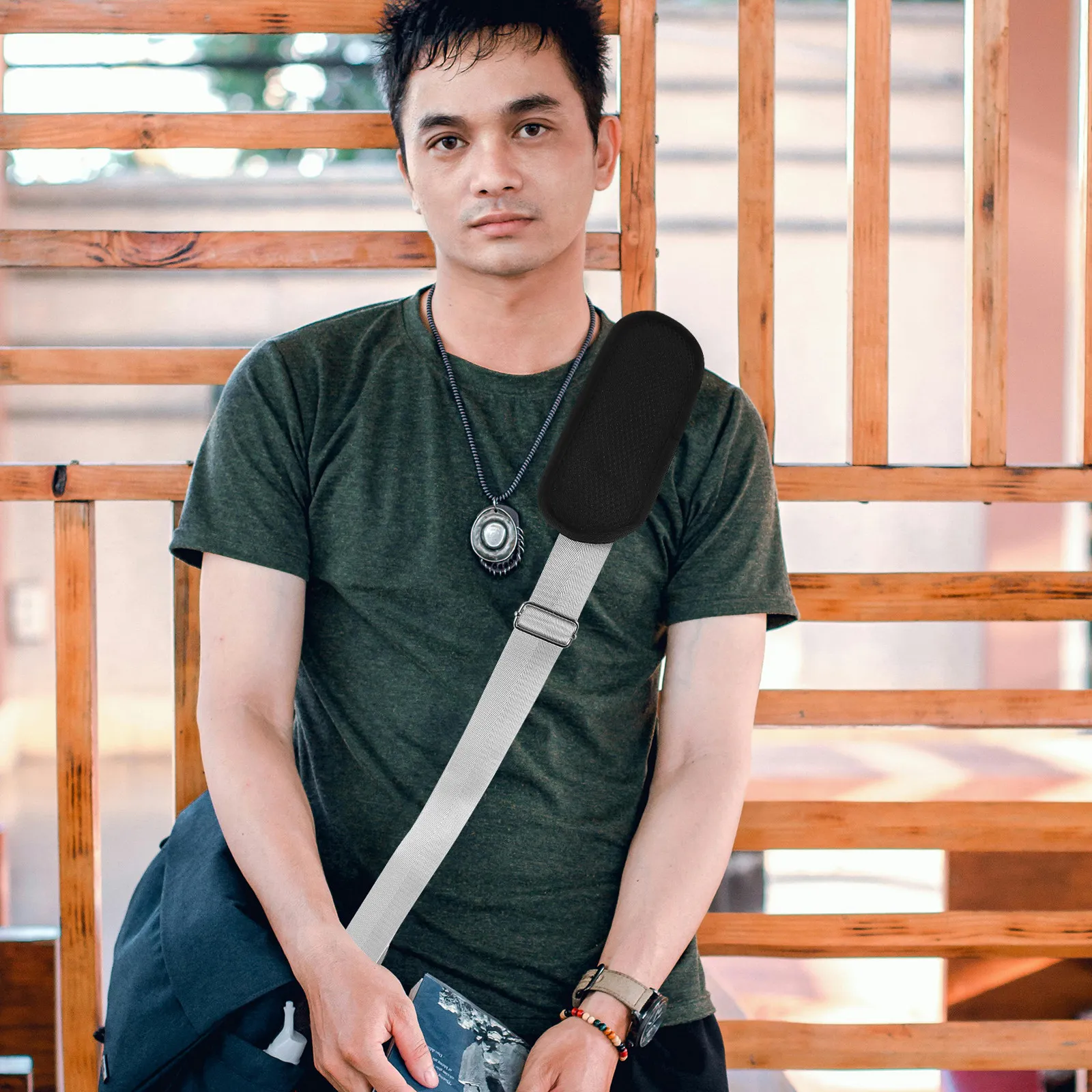 

Adjustable Shoulder Strap Nylon Wide Non-Slip Replacement 58.9 Inch Crossbody Bag Strap for Laptop Messenger Toolbox