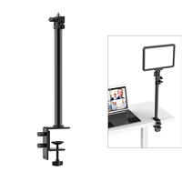 Extend C Tripod Clamp 30-52cm Desk Light Stand Holder with 1/4\