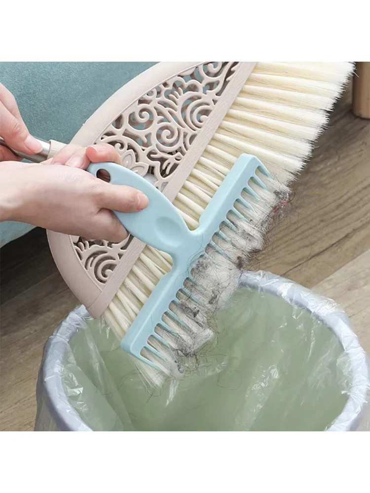 Broom Hair Removal Comb Household Broom Dusting Sweeping Brush Cleaning Tool