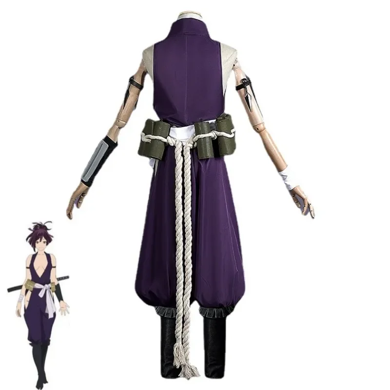 أزياء أنيمي Yuzuriha Jigoku Raku Jigokuraku Hell's Hells Paradise أزياء تنكرية شعر مستعار زي النينجا بدلة حفلات الهالوين كرنفال