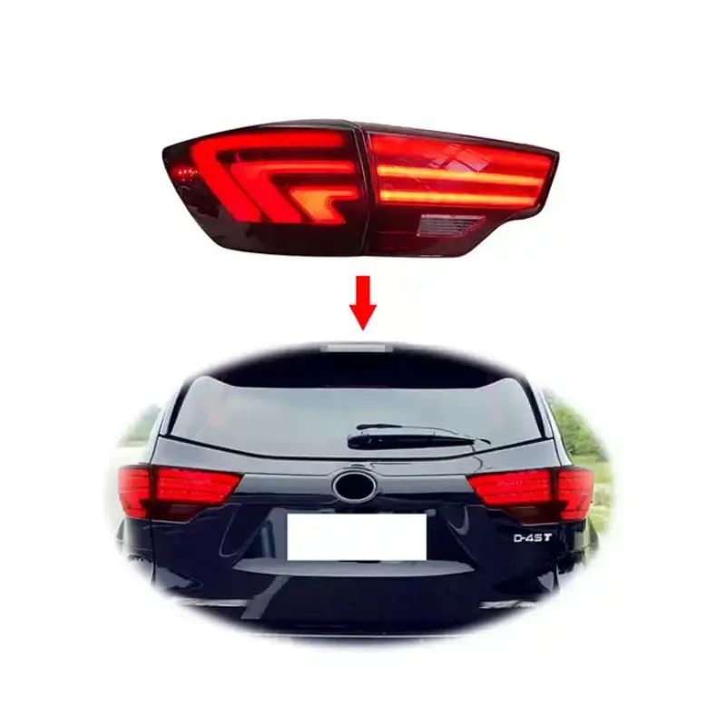 

LED Tail Lights For Toyota Highlander 3th Gen 2016-2020 Brake Light Auto Parts Car Rear Lamp Assembly