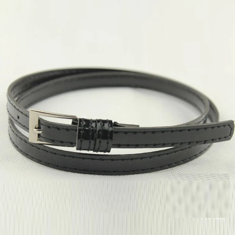 

PU Leather Belts Thin Skinny Waistband Adjustable Belt Candy Colors Leather Belt Sweetness Women Female Belts For Dress