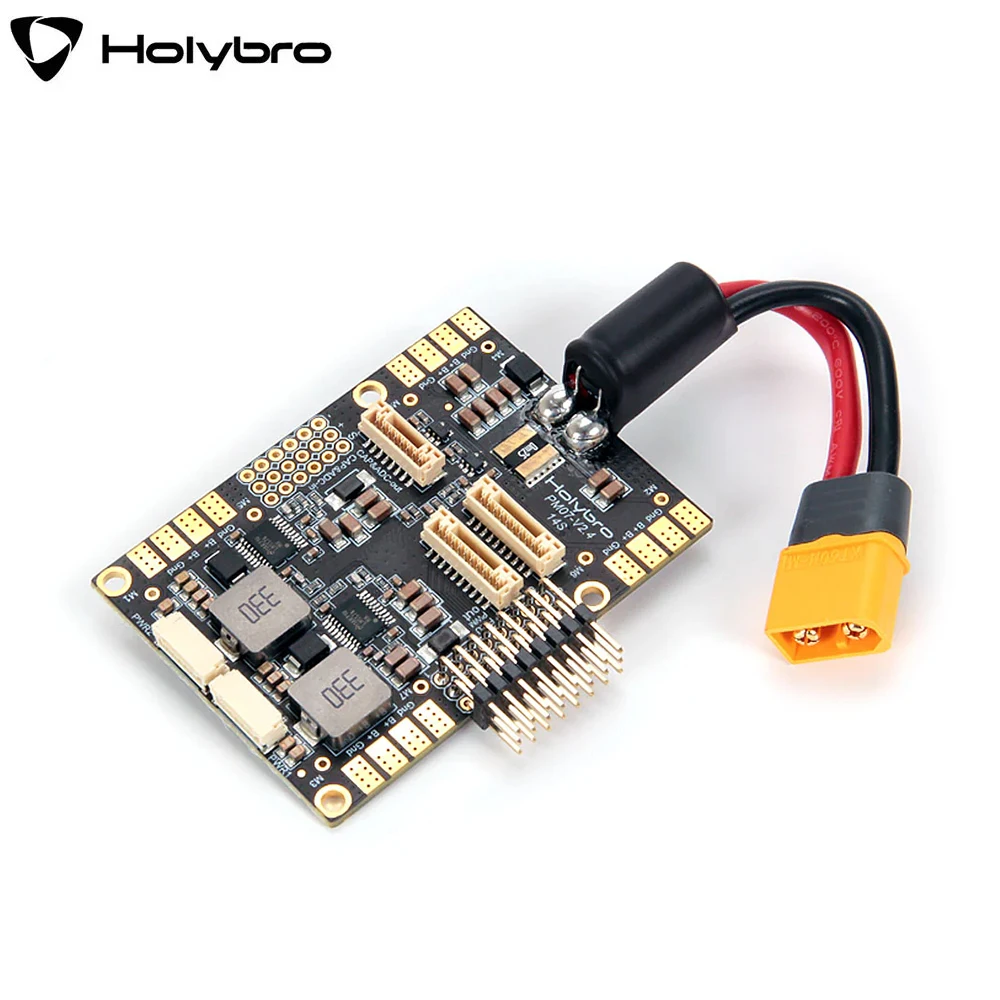 

HolyBro PM07 Power Management PM Module W/ 5V UBEC 2 ~ 12s LiPo Output for Pixhawk 4 PX4 Flight Controller RC FPV Racing Drone