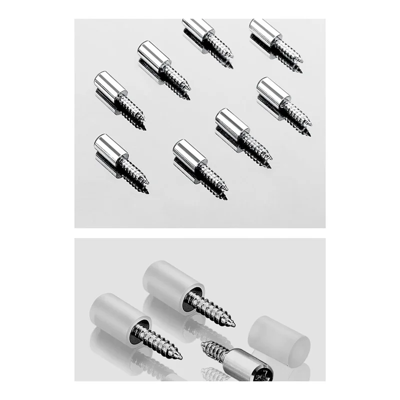 Self-Tapping Screws Cabinet Laminate Support, Shelf Holder Steel Pin Peg Self Drilling Screws, for Cabinet Bookshelves