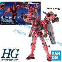 Bandai HG 1/144 HGUC Gundam GQuuuuuuX GUNDAM RED Model Kit Anime Fighter Assembly Model Anime Action Figure Toy Gift for Kids