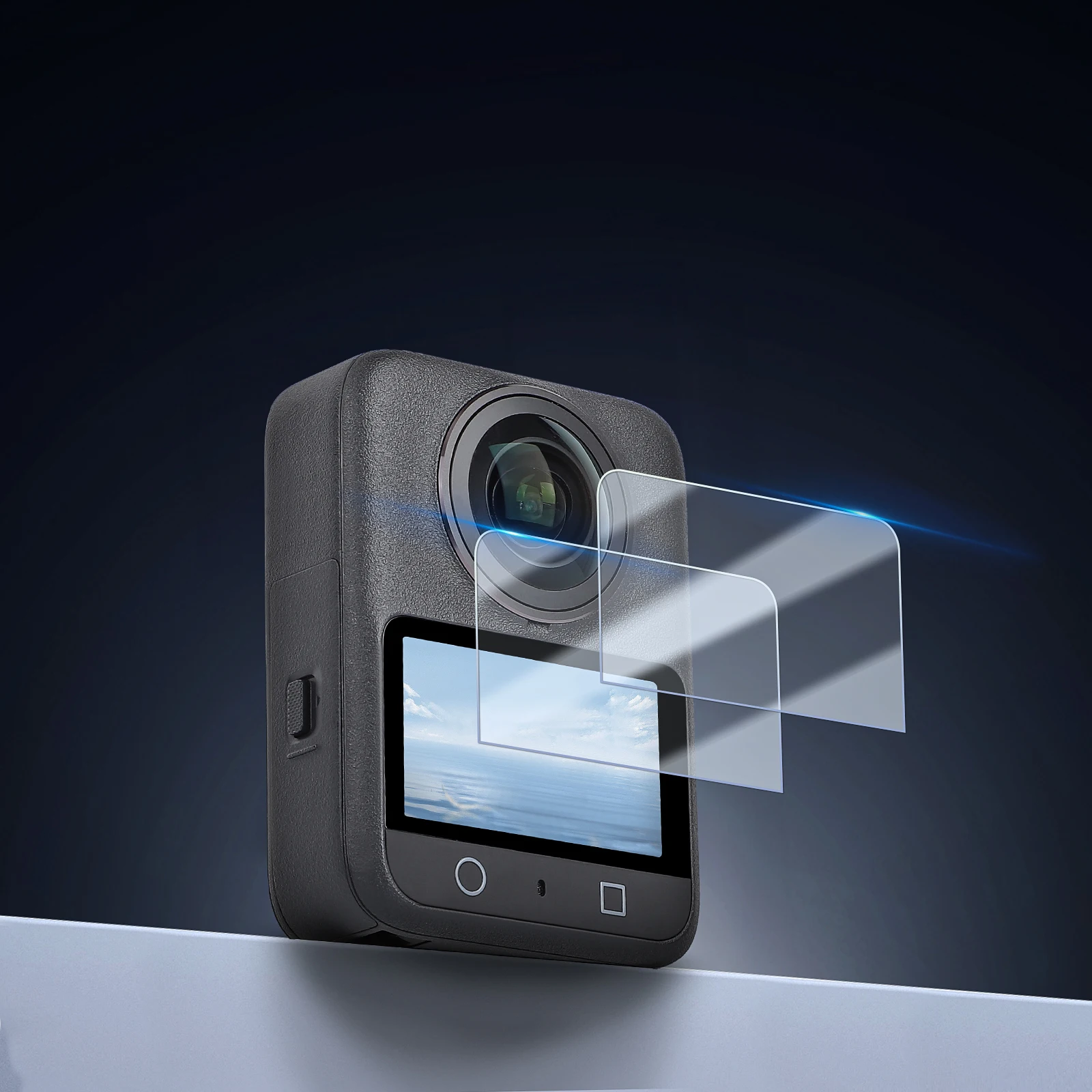 9H Tempered Glass Film for DJI Osmo 360 II/I Anti-Scratch Screen Protector High Definition Tempered Film Camera Accessories
