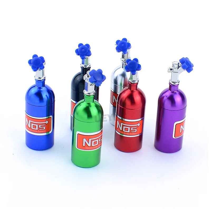 Metal Simulation NOS Nitrogen Bottle Model for 1/10 RC Crawler Car Traxxas TRX4 Defender Axial SCX10 II 90046 RC4WD Yikong 40082