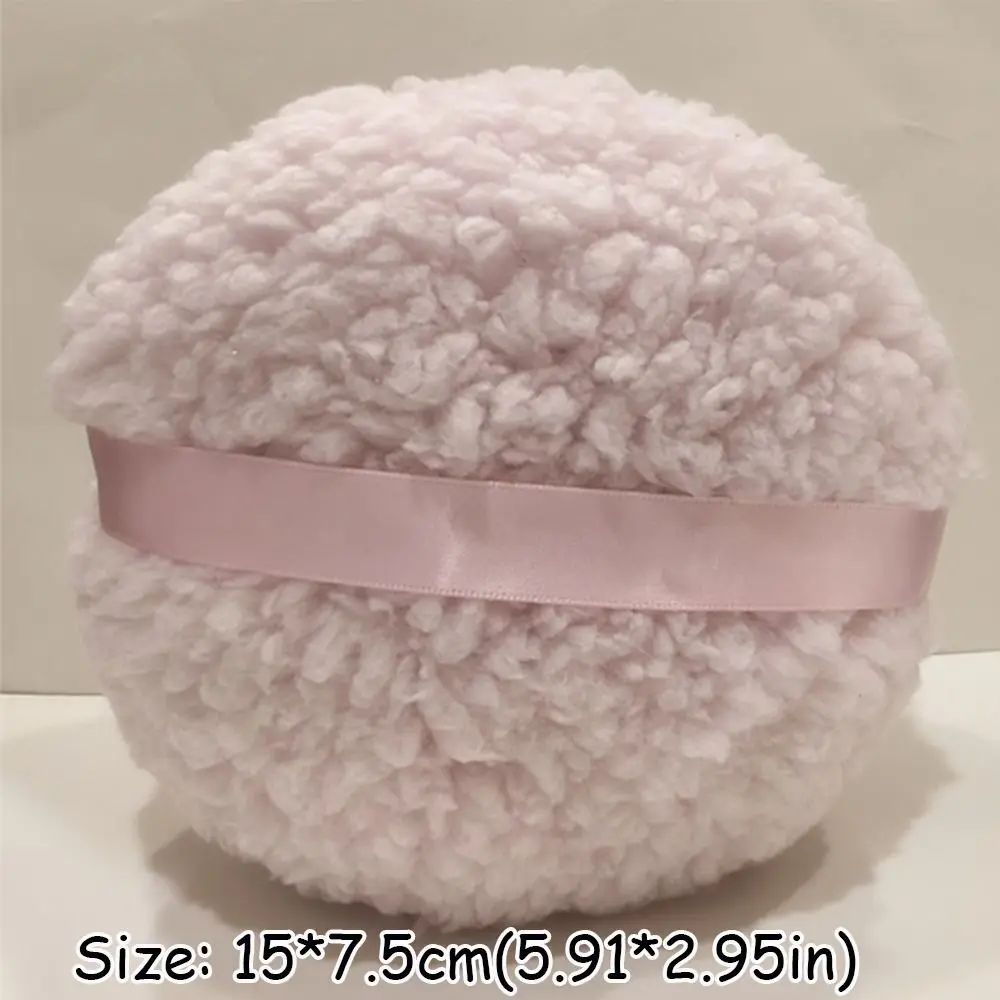 Piumino da cipria Extra Large Oversize lungo peluche applicatore di polvere per il corpo morbido facile da tenere soffi di polvere Oversize per polvere per il viso del corpo