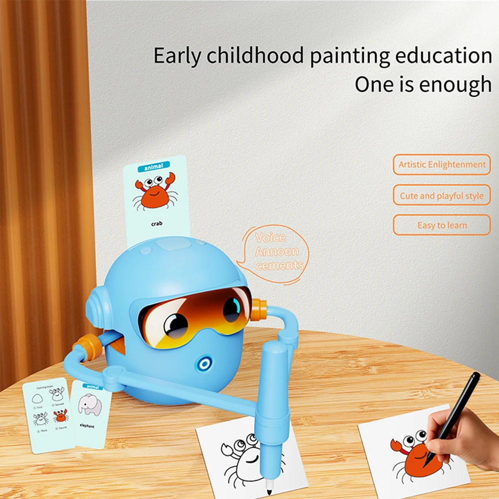 Automatic Intelligent Drawing Robot Enlightenment Intelligent Drawing Robot Teaching Aid Educational Early Childhood Machine Toy