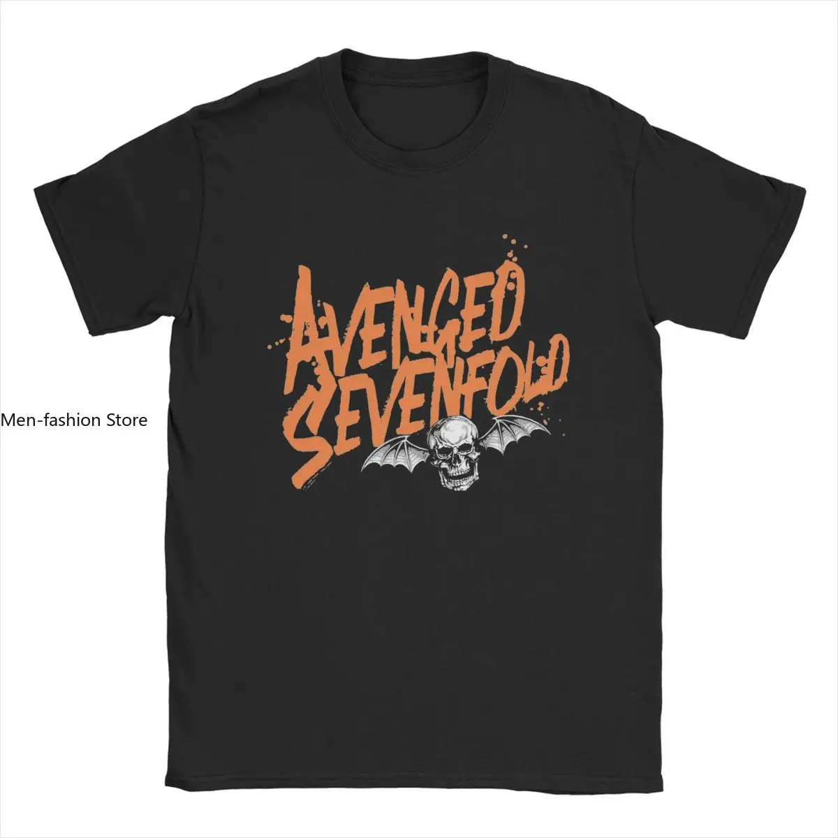 Vintage Avenged Sevenfold T-Shirts Men Crew Neck 100% Cotton T Shirts Short Sleeve Tees Unique Clothes