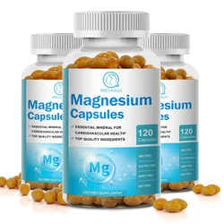 BBEEAAUU Newly Upgraded Glycinate Magnesium Capsule for Muscle, Joint and Bone Health Better Sleep Good Mood