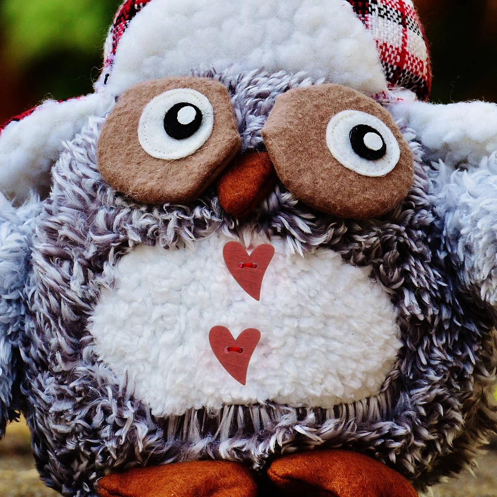 

100pcs Heart Shape 2 Holes Wood Buttons For Sewing Craft Scrapbooking Diy Wooden Heart Embellishments Handicraft Supplies