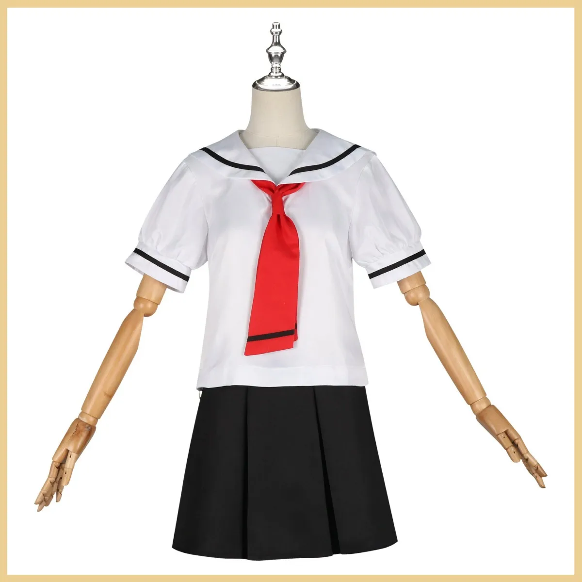 Anime Cardcaptor Sakura Kinomoto Sakura Cosplay Costume Summer School Uniform White Shirt Woman Kawaii Campus Sailor Suit - view 2