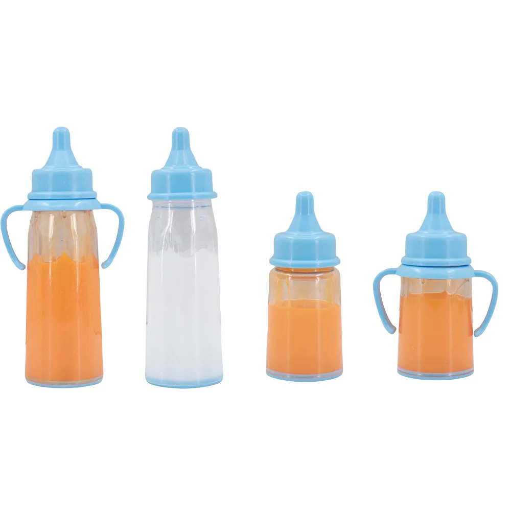 Mini Puppe Flasche Nette Flasche Set kinder Spielen Requisiten Simulation Spielzeug Für 43CM Geboren Baby Puppe & 18 Zoll puppe & 30CM Puppe, Kind Spielzeug