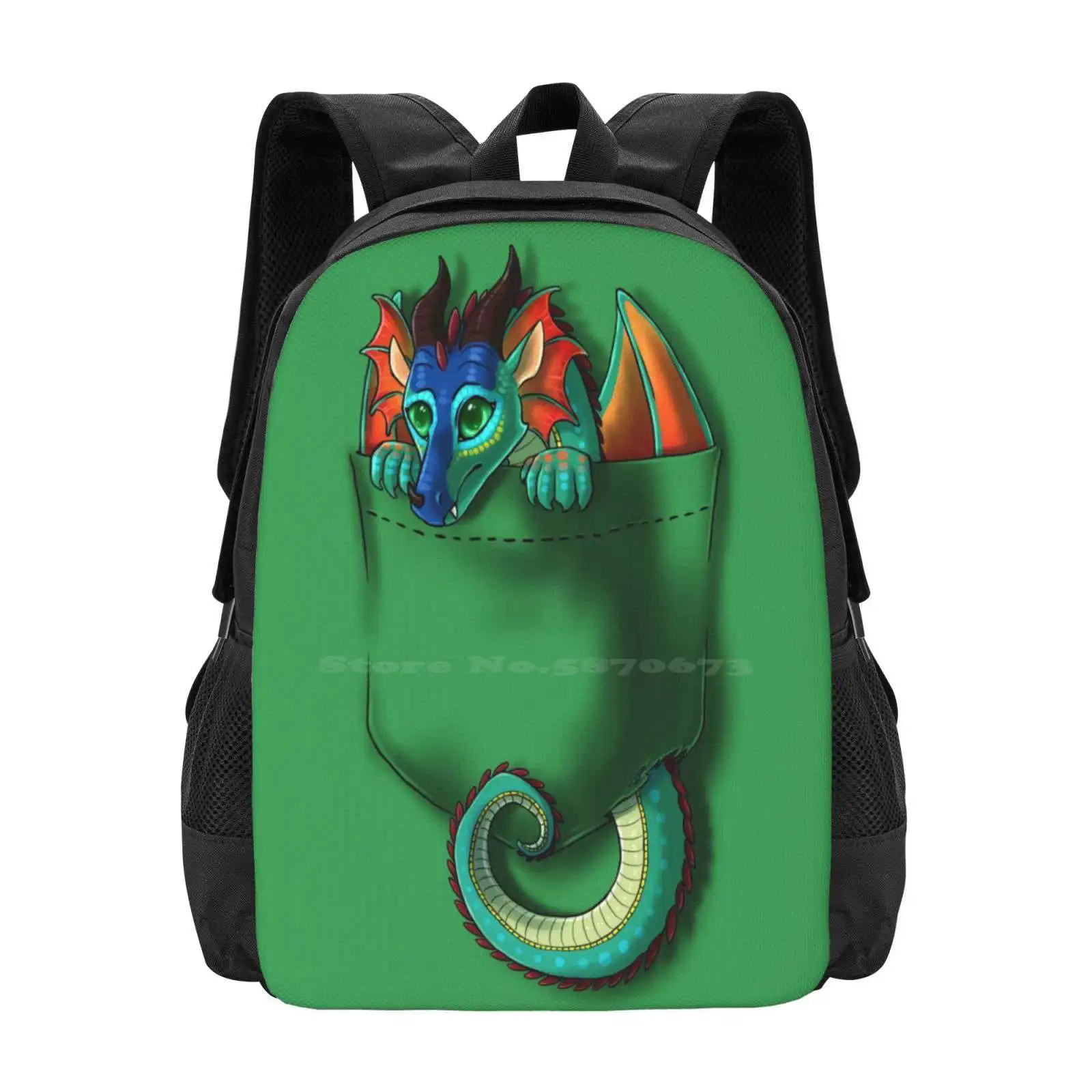 

Wings Of Fire - Pocket Glory Dragon Pattern Design Laptop Travel School Bags Pocket Glory Glory Pocket Wings Of Fire Dragon In