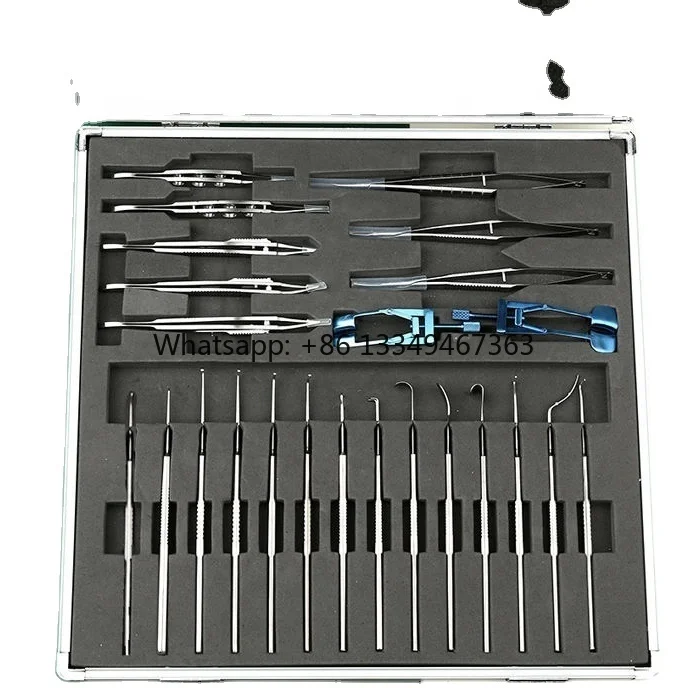 

Best price 24 Pieces Ophthalmic Surgical Minor Strabismus Surgical Set for Eye Surgery discount