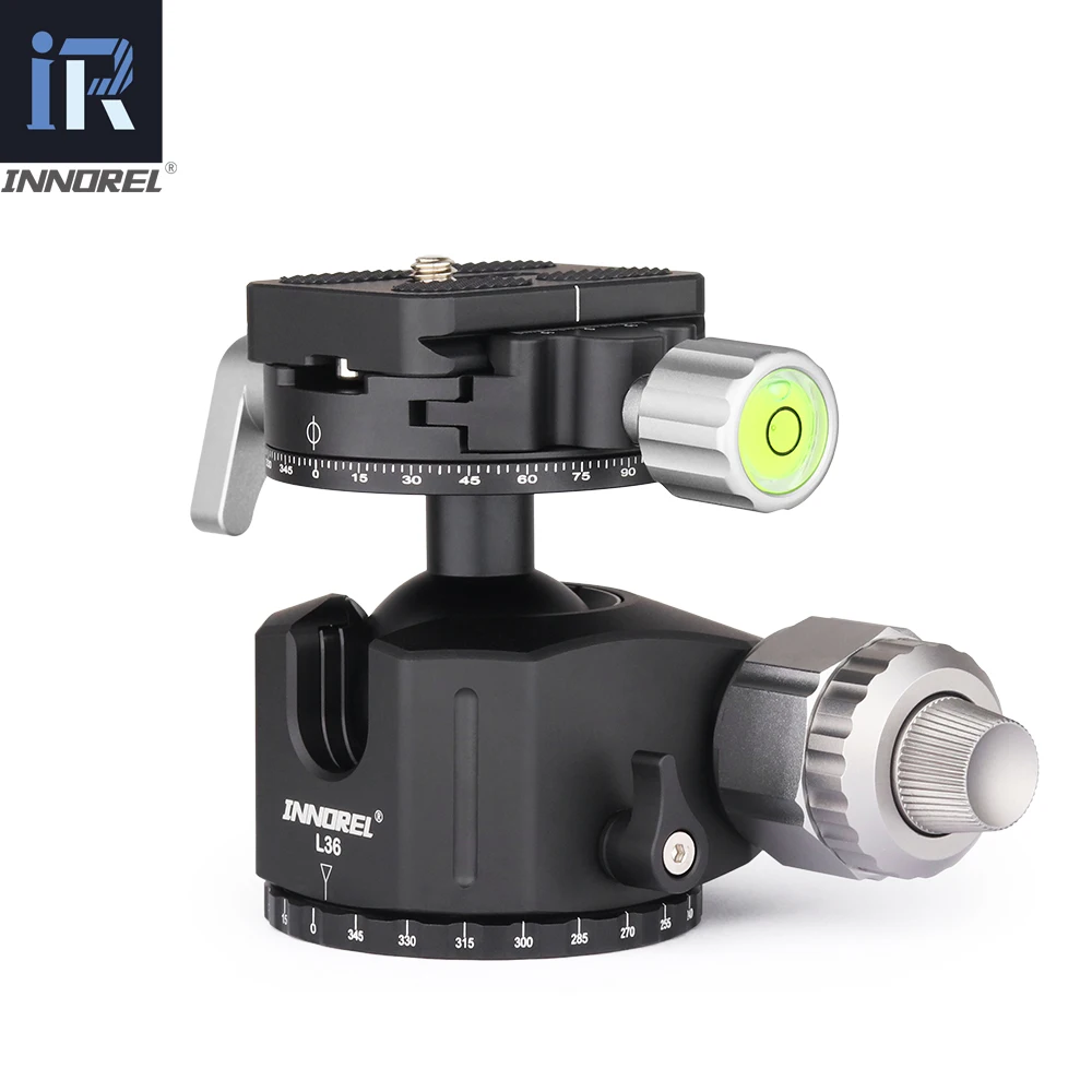 V52/V44/V36 Chân Máy Tripod Ballhead Của Trọng Lực Thấp Trung Tâm Đôi Toàn Cảnh Đầu Bóng Nhanh Chóng Phát Hành Đĩa kỹ Thuật Số DSLR Camera