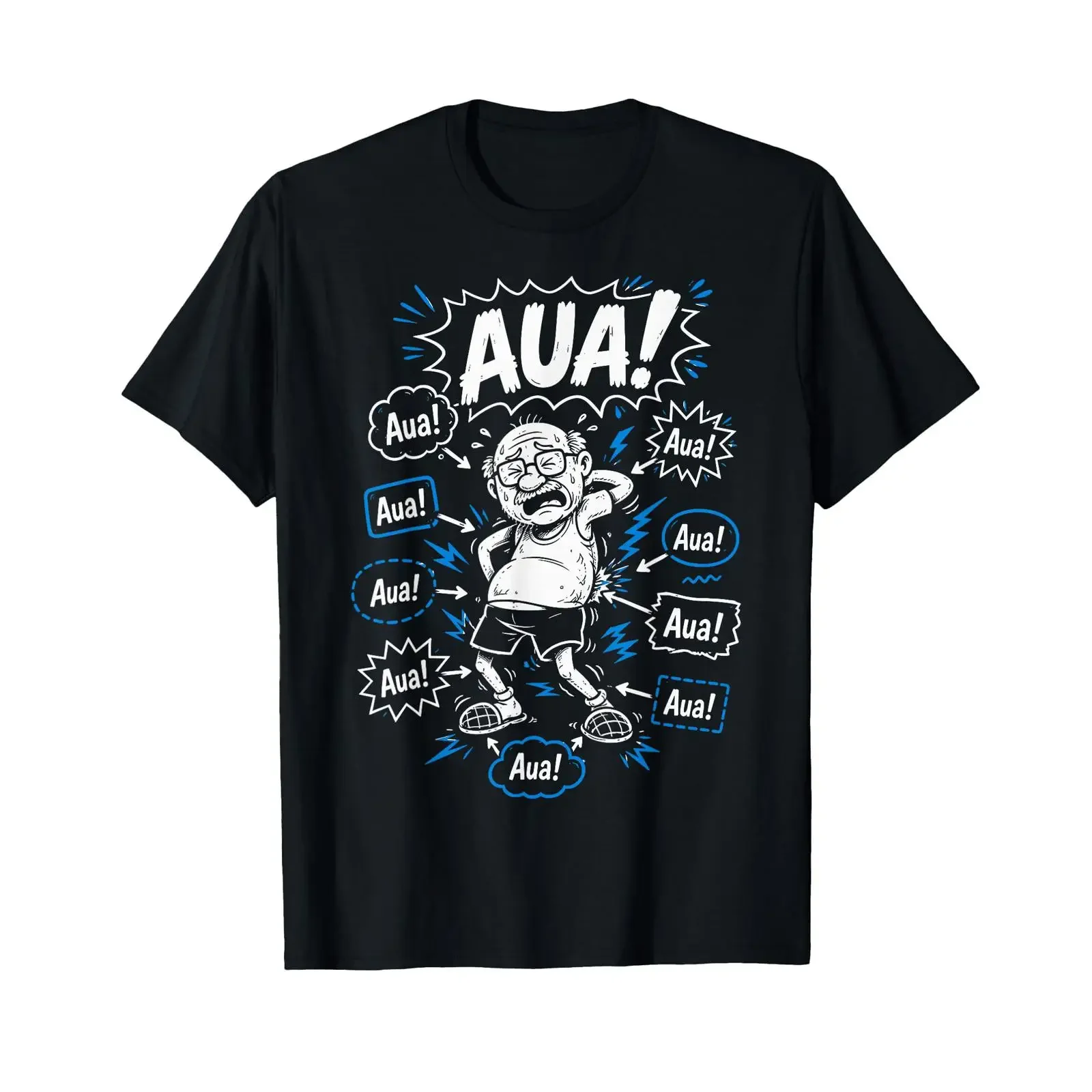 Ouch Good condition for its age Funny birthday T shirt vintage Washed graphic Comfortable Slightly Stretched Unisex Breathable