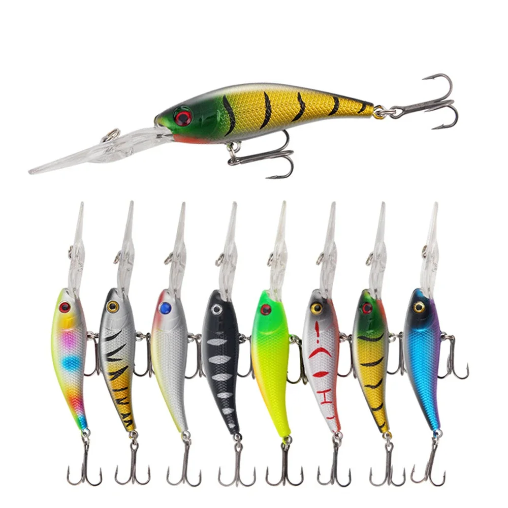 Crank Fishing Lure Bait Wobbler 10cm/9.2g Minnow Isca Artificial Lure Crank Bait Leurre De Bass Pike Trolling Pesca Tackle Pesca