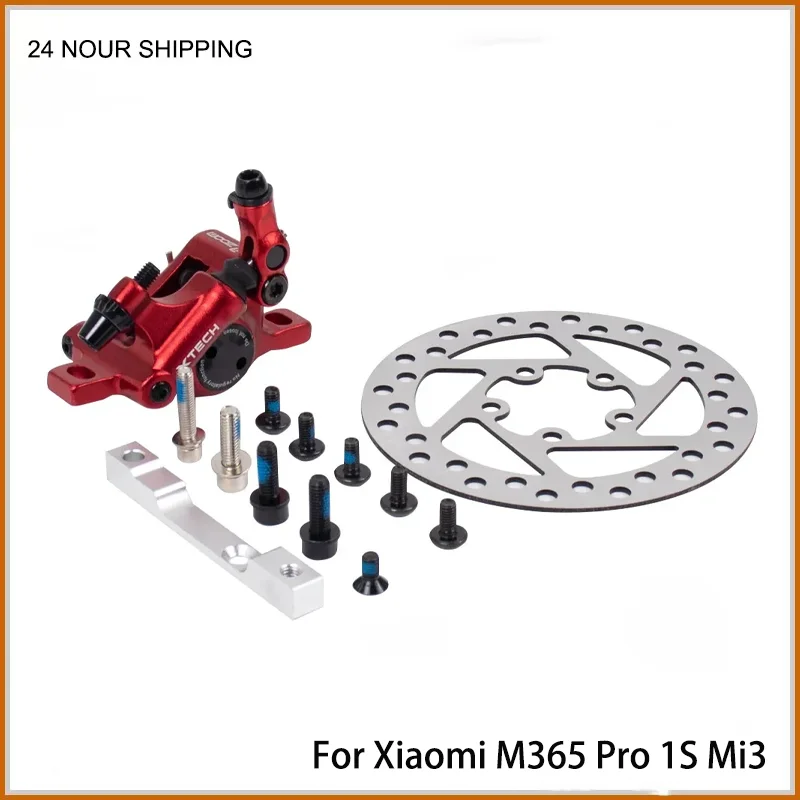 Monorim Hydraulic Disc Brakes Calipers Set E-Scooter For Xiaomi M365 Pro 1S Mi3 Rear Wheel Aluminum Alloy Line Pulling Brake