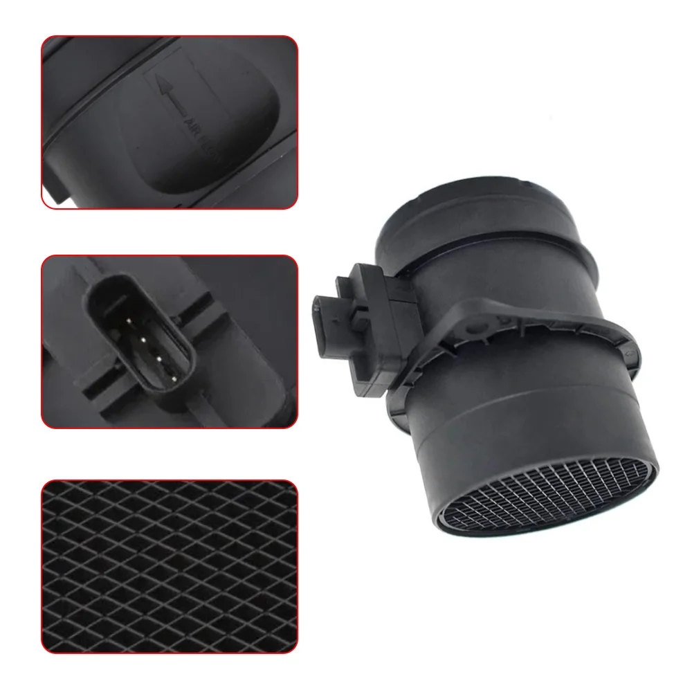 Misuratore sensore flusso d'aria di massa MAF a 4 pin 0281002956, 03L906461A per Audi A1 A3 A4 A5 Q3 Q5 Seat Altea Alhambra Leon VW Golf