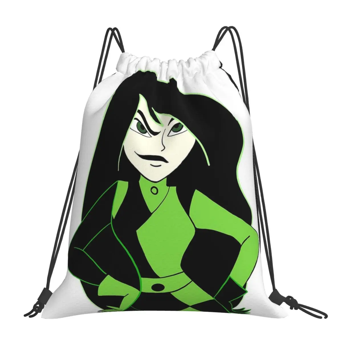 

Shego Kim Possible Comic Panel Style Backpacks Drawstring Bags Drawstring Bundle Pocket Storage Bag Book Bags For Man Woman