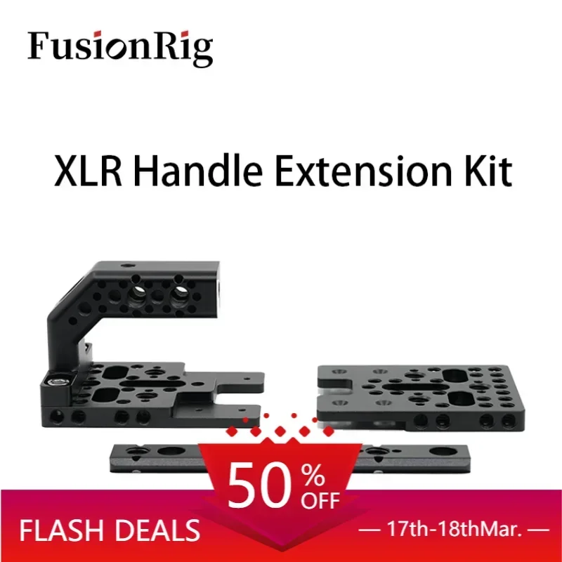 FusionRig For Sony FX3/FX30 A7M4/A7S3 XLR Handle Extension Kit